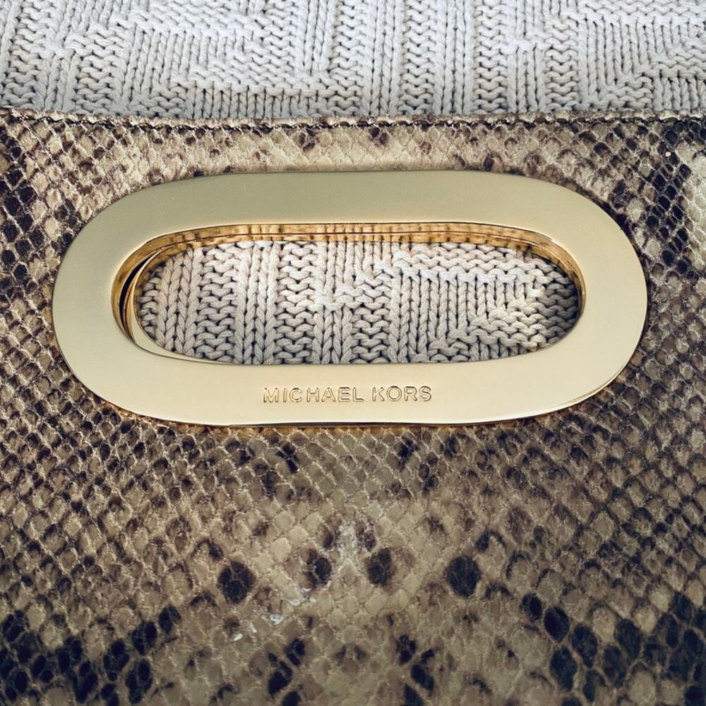 Michael Kors Python Clutch Purse - image 2